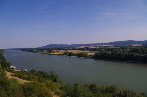 Devín, Bratislava, Slovakija, Danube, Peržiūros, Vanduo, Upė