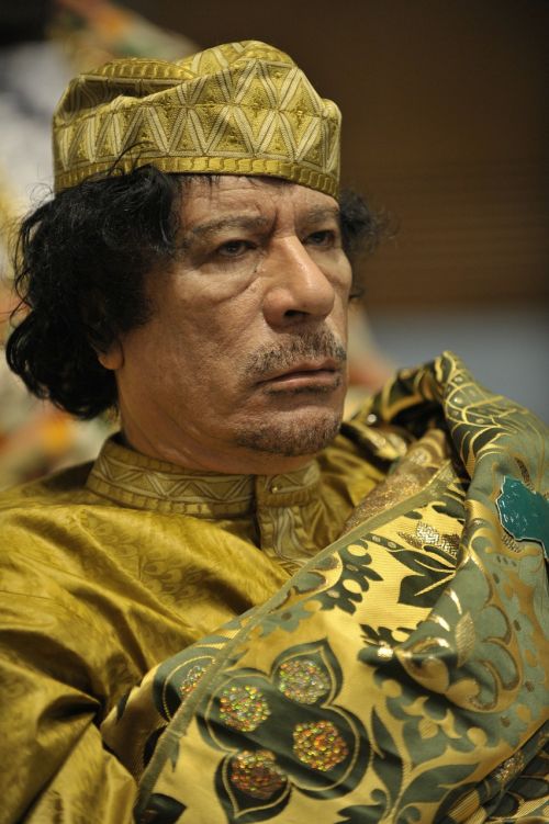 Diktatorius, Muammar Al Gaddafi, Valstybės Vadovas, Libya, Revoliucinis Lyderis, Vyras, Portretas, 2009