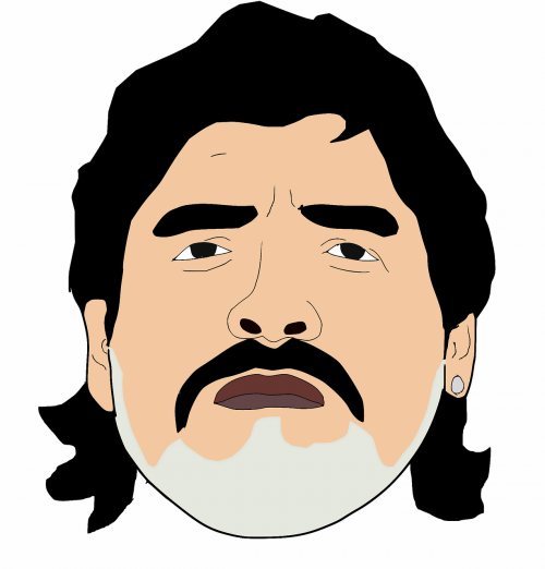 Diego Maradona,  Futbolas,  Maradona,  Diego,  Žaidėjas,  Piktograma,  Populiarus,  Piešimas,  Argentine,  Čemp,  Futbolas,  Nemokama Vektorinė Grafika,  Be Honoraro Mokesčio