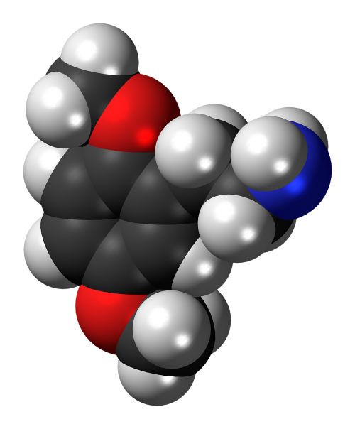 Dimetoksifenetalaminas, Molekulė, Junginys, Cheminis, Tyrimai, Aromatiniai, Modelis, Vietos Užpildymas