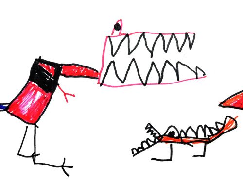 Dinozaurai, Vaikų Iliustracija, Figūra, Tyrannosaurus, Grafiti