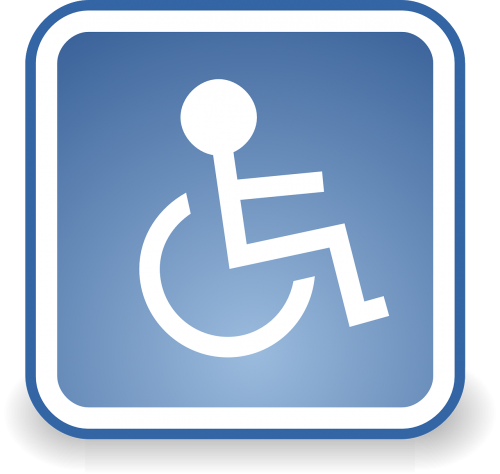 Neįgalus, Neįgalieji, Be Kliūčių, Piktograma, Neįgaliųjų Vežimėlis, Neįgaliųjų Vežimėlis, Chairbound, Su Ratukais Susijęs, Nemokama Vektorinė Grafika