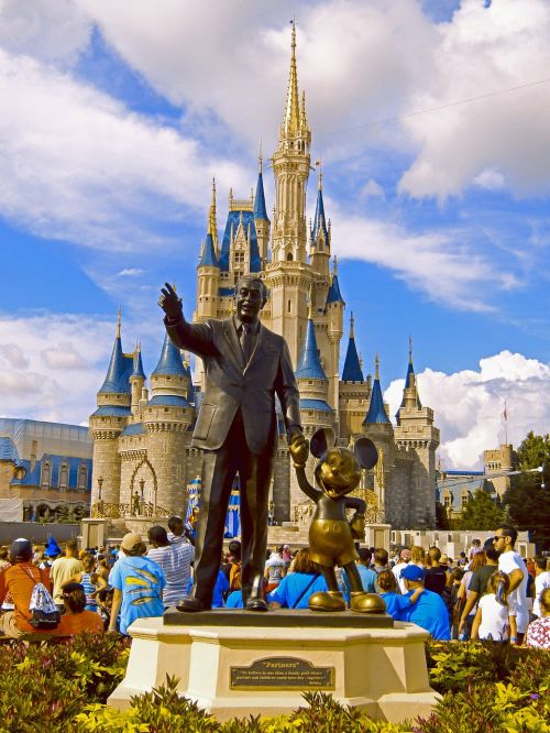 Disney, Magija, Karalystė, Florida, Orlando, Orientyras, Stebuklinga, Princesė, Pilis, Orlando Florida, Architektūra, Enchanted, Pastatas, Pritraukimas, Universalus, Atostogos