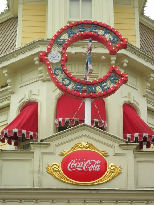 Disney, France, Coca Cola, Logotipas, Vintage