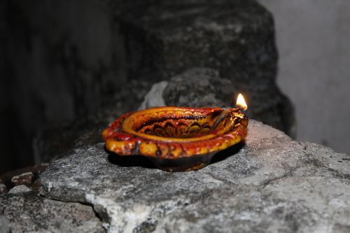 Diwali, Diya, Giliai, Deepavali, Festivalis, Indijos, Tradicinis, Religija, Hindu, Naktis