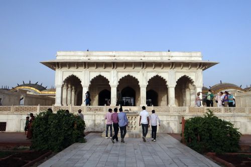Diwan-I-Khas, Privačios Auditorijos Salė, Agra Fortas, Unesco Svetainė, Mughals, Architektūra, Marmuras, Agra, Indija
