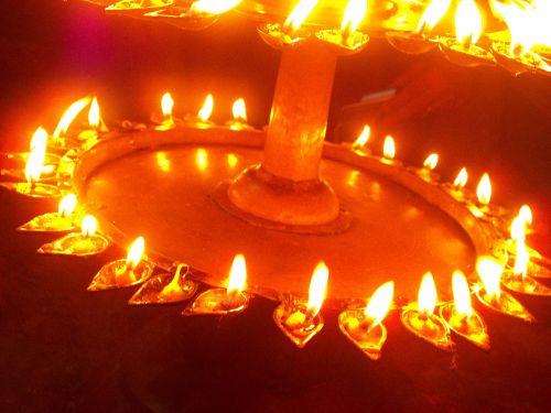 Indijos,  Festivalis,  Diyas (Žvakės)