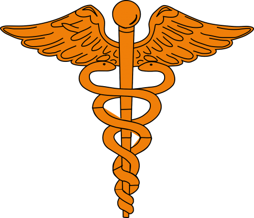 Gydytojas, Oranžinė, Medicinos, Simbolis, Nemokama Vektorinė Grafika