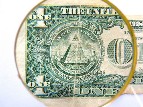 Doleris, Piramidė, Valiuta, Finansai, Usa, Dolerio Kupiūra, Vienas