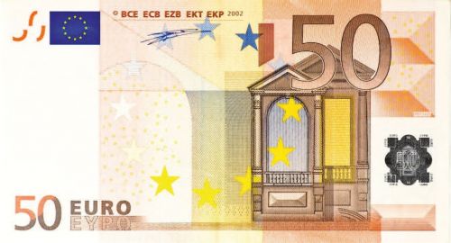 Dolerio Kupiūra, 50 Eurų, Pinigai, Banknotas