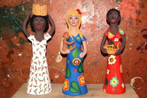 Lėlės, Keramika, Amatai