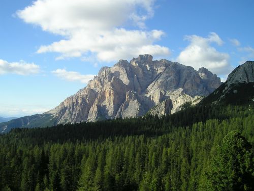 Dolomitai, Kalnai, Miškas, Alpių, South Tyrol, Italy