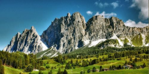 Dolomitai, Cortina Dampezzo, Italy, Alpių, Belluno, Gamta, Tolimas Vaizdas, Vasara, Cristallo, Dangus, Kraštovaizdis, Perspektyva, Mėlynas, Aukščiausiojo Lygio Susitikimas, Kalnai, Alpių Vaizdas, Panorama, Alpių Panorama, Vaizdas, Debesys, Regėjimas, Kalnų Peizažas