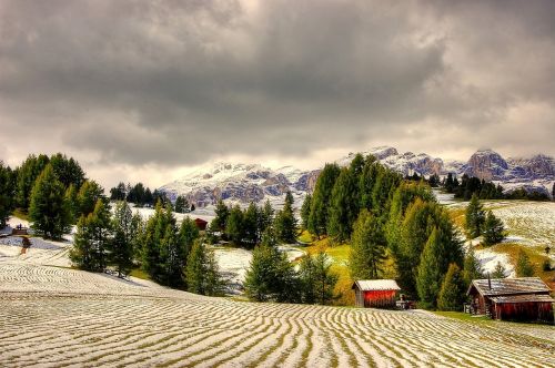 Dolomitai, Kalnai, Italy, South Tyrol, Alpių, Vaizdas, Gamta, Panorama, Kraštovaizdis, Rokas, Alpių Panorama, Žygiai, Alm, Vasara, Debesys, Dangus, Unesco Pasaulio Paveldas