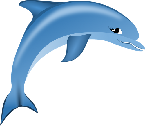 Delfinas, Jūra, Nemokama Vektorinė Grafika