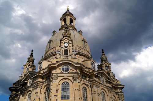 Kupolas, Frauenkirche, Drezdenas, Bažnyčia, Pastatas, Architektūra, Rekonstrukcija