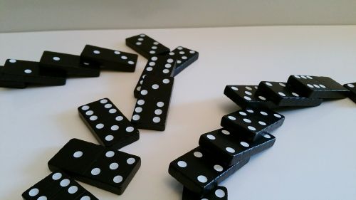 Domino, Žaisti Akmenį, Proto Žaidimas, Domino, Vaikai, Žaisti, Chaosas