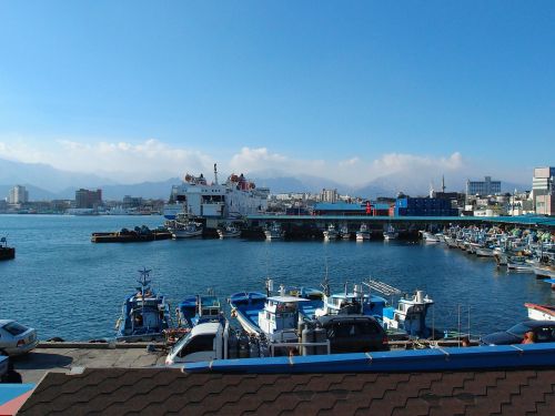 Dongmyeong Uostas, Gangwon Do, Sokcho, Žiemos Jūra, Laikai, Jūra