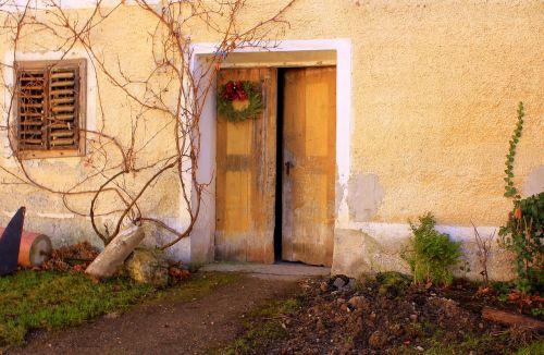 Namo Įėjimas, Hausfassade Senas, Romantiškas Hauseingang