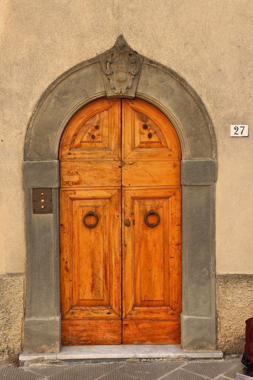 Durys, Italy, Architektūra, Įėjimas, Senas, Ispanų, Siena, Akmuo