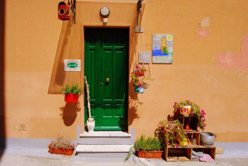 Durys, Įėjimas, Gėlės, Namas, Žingsniai
