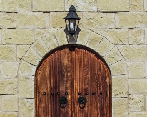 Durys, Įėjimas, Medinis, Bažnyčia, Kipras