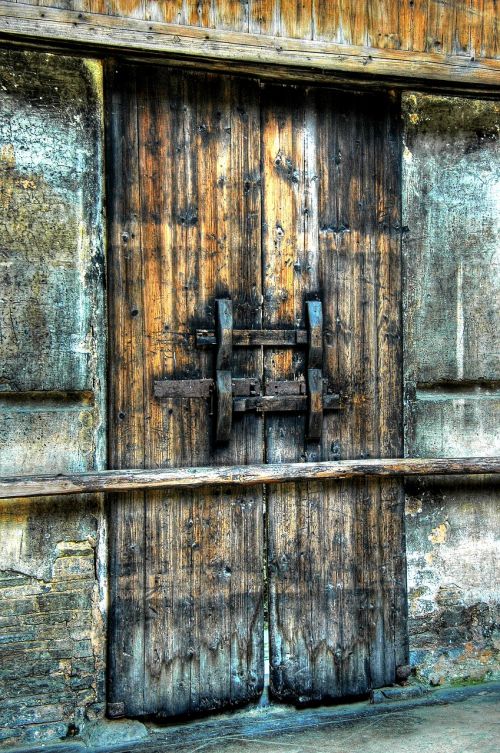 Durys, Mediena, Įėjimas, Buvęs, Senas