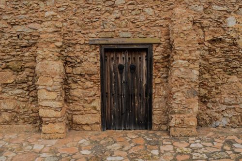 Durys, Medinis, Senas, Įėjimas, Bažnyčia, Tradicinis, Architektūra, Avgorou, Kipras