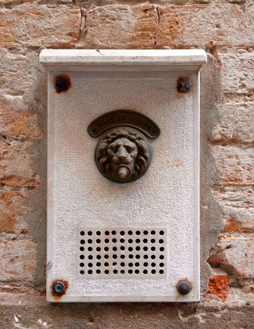 Durų Varpelis, Venecija, Liūtas, Vintage