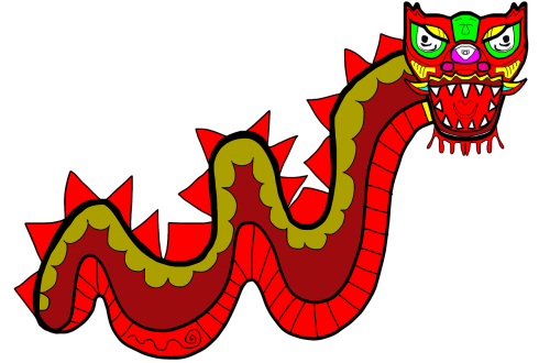 Drakonas, Kinija, Naujieji Metai, Naujųjų Metų Drakonas, Vaikas