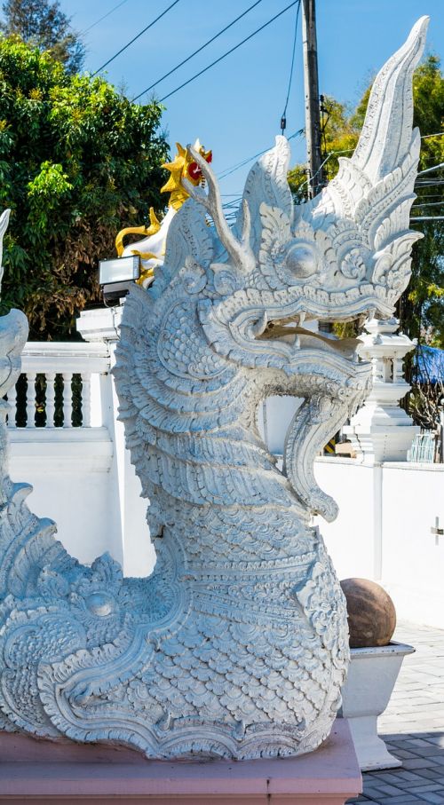 Drakonai, Balta, Šventyklos Kompleksas, Šventykla, Šiaurės Tailandas