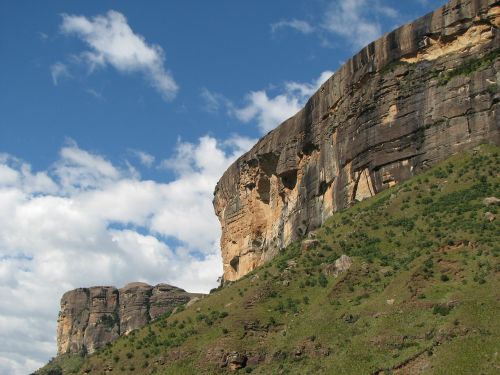 Drakensbergas, Kwazulu-Natal, Karaliaus Nacionalinis Parkas, Kalnas, Žygiai, Šventė, Lauke, Afrika, Vaizdingas