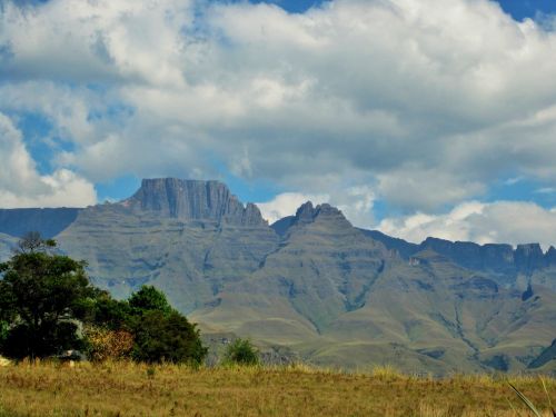 Drakensbergas,  Kalnai,  Didingas,  Veld,  Vaizdas,  Drakensbergas,  Kwazulu Natal