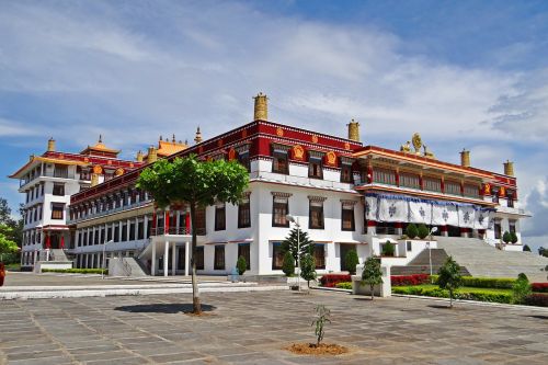 Drepung Gomang Vienuolynas, Mundgod, Tibeto Gyvenvietė, Budizmas, Karnataka, Indija, Religinis, Mini Tibetas