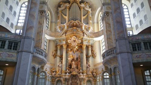 Drezdenas, Bažnyčia, Dresden Frauenkirche, Frauenkirche, Altorius, Katedra