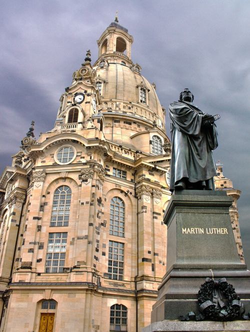 Drezdenas, Frauenkirche, Martinas Liuteris, Pastatas, Senovinis