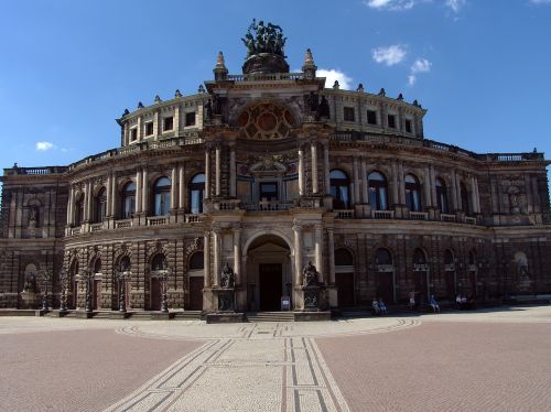 Drezdenas, Semper Operos Namas, Istoriškai, Architektūra, Pastatas, Turizmas, Vokietija, Saksonija