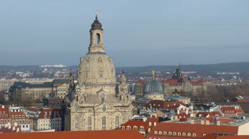 Drezdenas, Frauenkirche, Saksonija, Vokietija, Orientyras, Bokštas, Architektūra