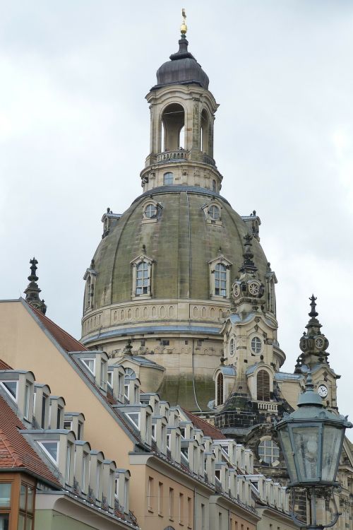 Drezdenas, Saksonija, Frauenkirche Dresden, Pastatas, Bokštas, Architektūra, Bažnyčia
