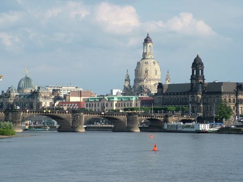 Drezdenas, Frauenkirche, Canaletto Vaizdas, Istoriškai, Saksonija, Elbe