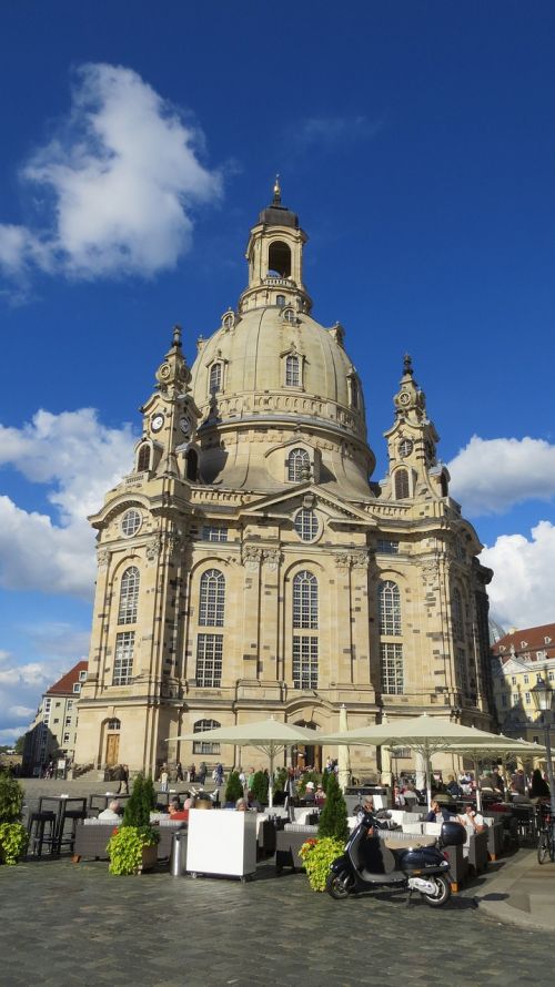 Drezdenas, Frauenkirche, Prekyvietė, Senamiestis, Pastatas, Bažnyčia, Architektūra, Frauenkirche Dresden, Saksonija, Istoriškai