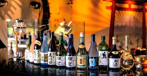Gėrimai, Butelis, Labui, Shabu, Restoranas, Sake Baras, Japonija