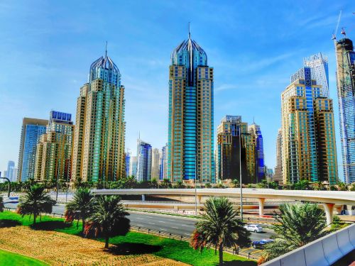 Dubai, Dangoraižis, Dangoraižiai, U E E, Miestas, Didelis Miestas, Architektūra, Panorama, Dubajus