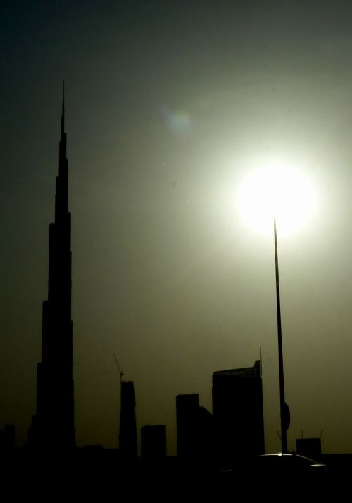 Dubai, Burj Khalifa, Dangoraižis, U E E, Aukščiausias Pastatas