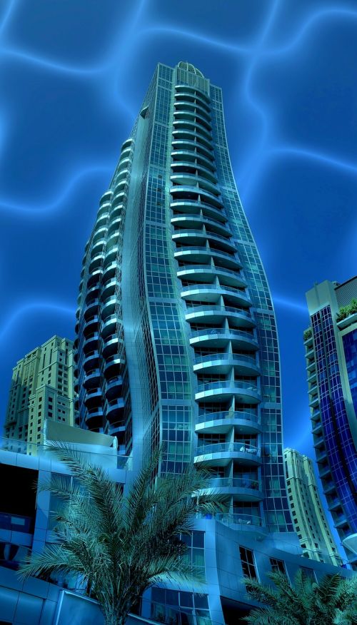 Dubai, Dangoraižis, Dangoraižiai, Architektūra, Miestas, Pastatas, Dubai Marina, Modernus Aukštybinis Pastatas, Dubajus