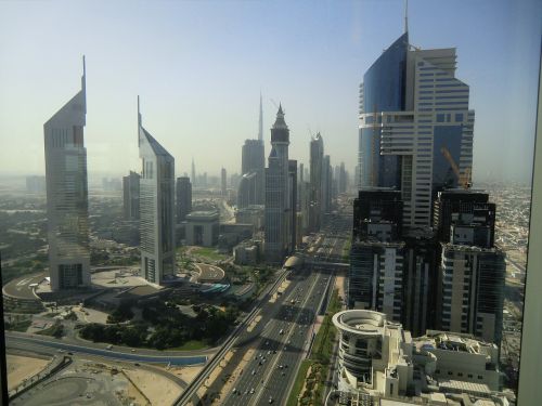 Dubai, Miestas, Dangoraižis, Architektūra, Moderni Architektūra, Miesto