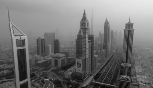 Dubai, Panorama, Miestas, Architektūra, Dangoraižiai, Dubajus, Didelis Miestas, Šiuolaikiška, Dangoraižis, Biurų Pastatas, Ilga Ekspozicija, Poveikis, Centro, Vakaras, Twilight, Vaizdas, Burj Khalifa, Burj, Khalifa, Juoda Ir Balta, Juoda, Balta, Sw, Arkhamo Miestas, Batman