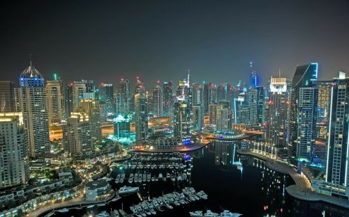 Dubai, Dangoraižiai, Didelis Aukštumas, Jungtiniai Arabų Emyratai, Uae, Dubai Marina