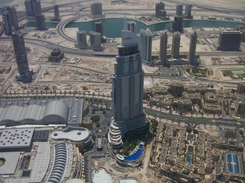 Dubai, Vaizdas, Orientyras, Aukštas, Desertas