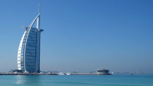 Dubai, Jungtiniai Arabų Emyratai, Burj Al Arab, Pastatas, Uae, Papludimys